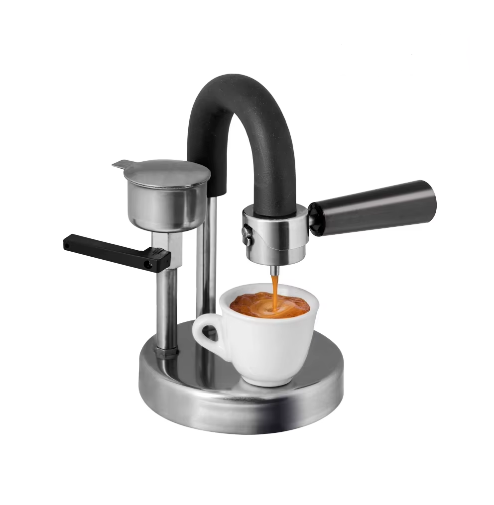 Home Cooking In Italian - Cafetera italiana Kamira de acero inoxidable,