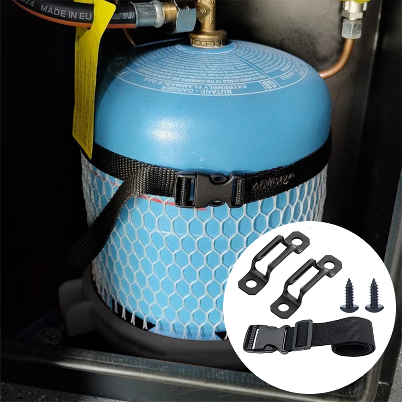Home Cooking Gas - Soporte y Correa para Cilindro de