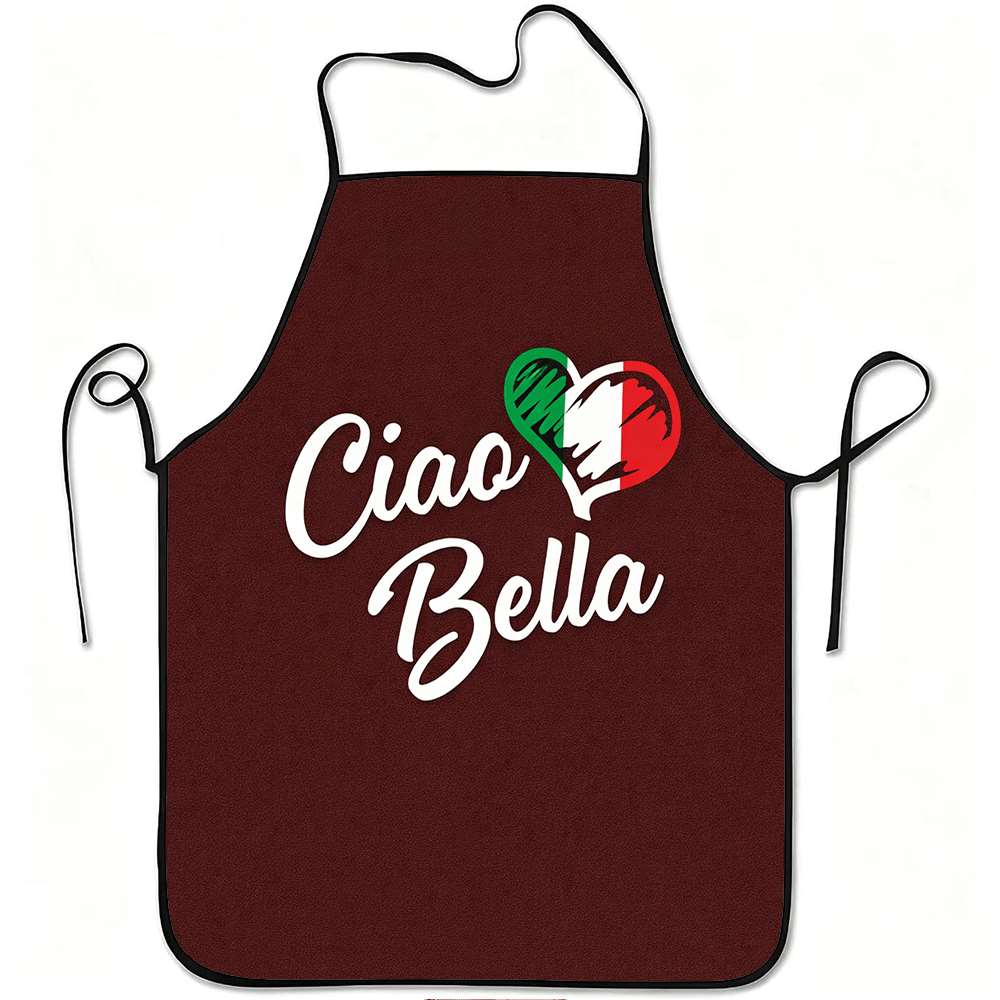 Home Cooking In Italian - 1 delantal con temática italiana, delantal