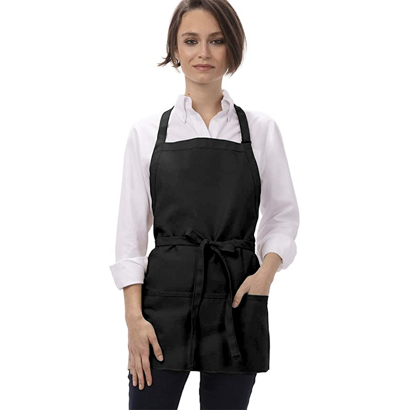 Home Cooking Service - Delantal de poliéster con cuello ajustable