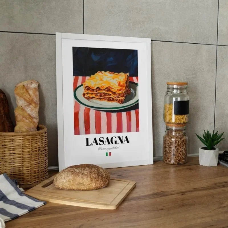 Home Cooking In Italian - Cuadros en Lienzo de Cocina Italiana