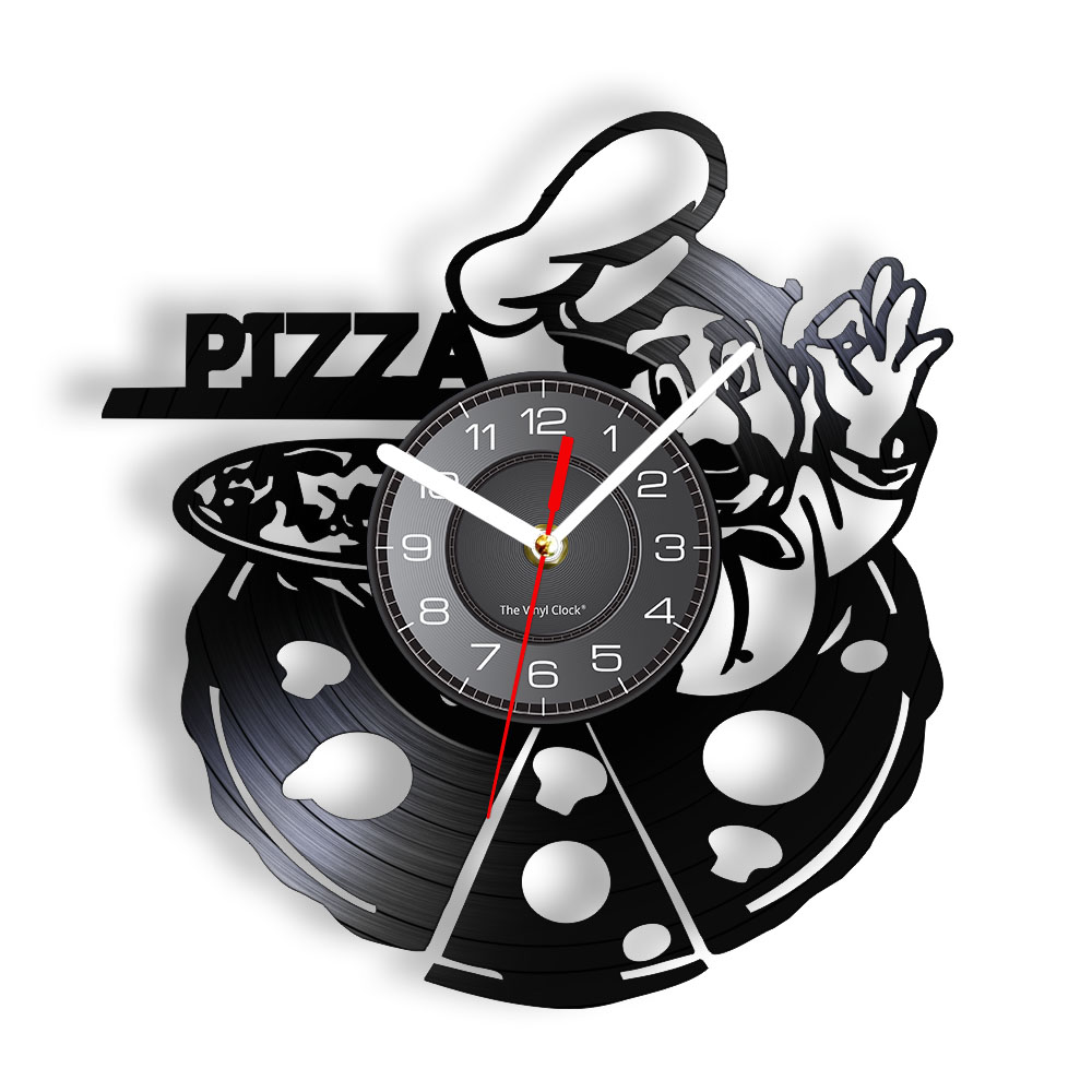 Home Cooking In Italian - Reloj de pared con disco de