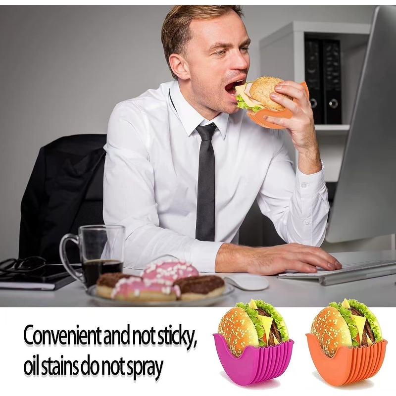 Home Cooking Dog Food - Soporte ajustable de silicona para hamburguesas,