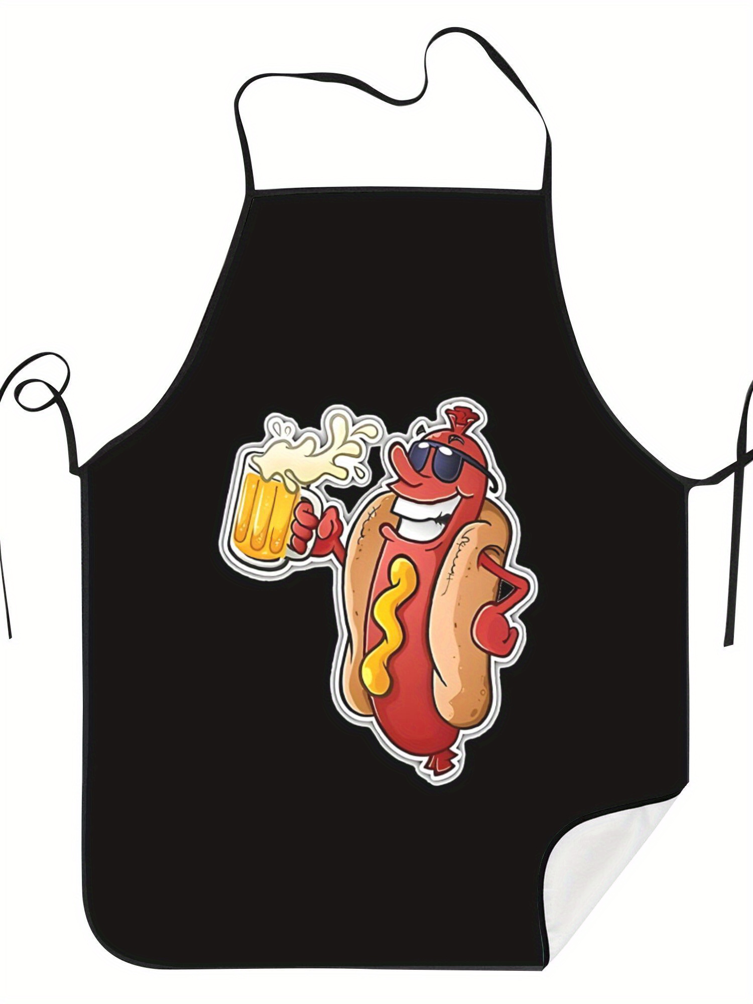 Home Cooking Dog Food - Delantal con Estampado de Hot Dogs,