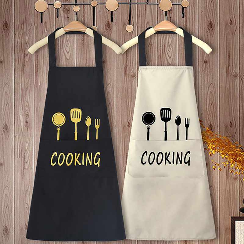 Home Cooking Service - Delantal Impermeable y Resistente al Aceite,