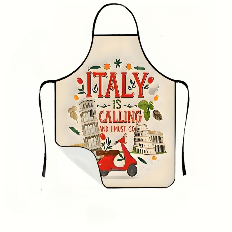 Home Cooking In Italian - Delantal de 1 pieza con temática