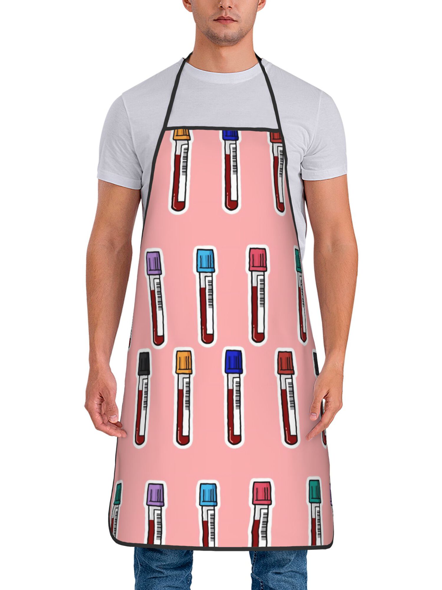 Home Cooking Youtube - Delantal con diseño de Blood Vacutainer