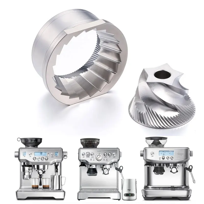 Muelas Cónicas Superiores e In - Breville Espresso Barista Express reseña y precio