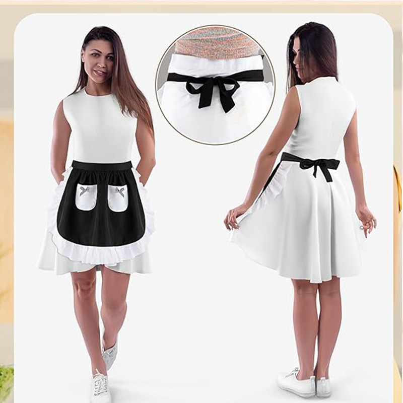 Delantal Corto Elegante de Enc - Home Cooking Service reseña y precio