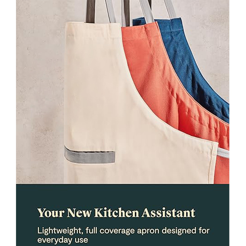 Delantal de lona ajustable con - Home Cooking Service reseña y precio