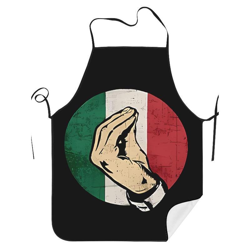 1 delantal sin mangas con logo - Home Cooking In Italian reseña y precio