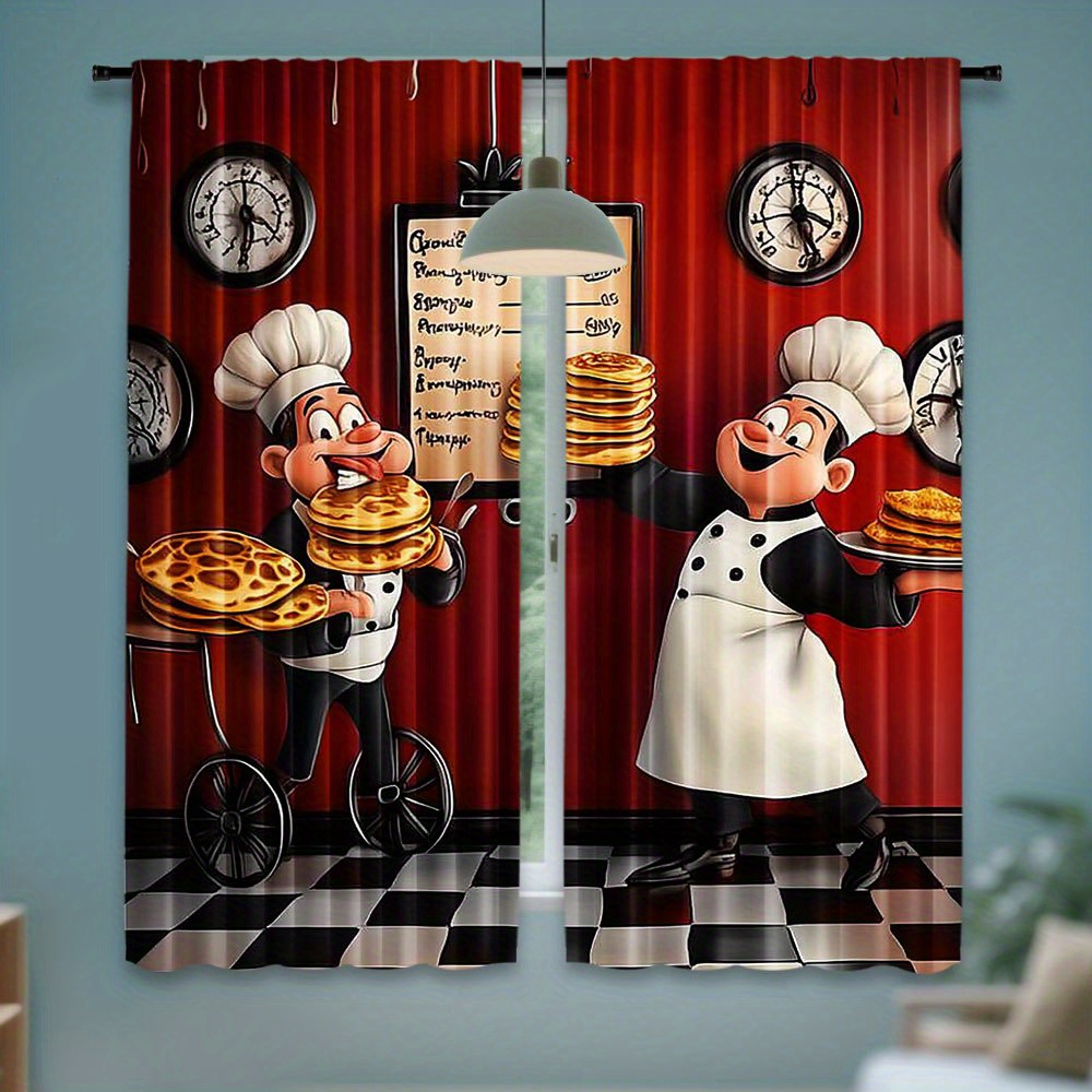 Cortinas Opacas con Estampado  - Home Cooking Youtube reseña y precio