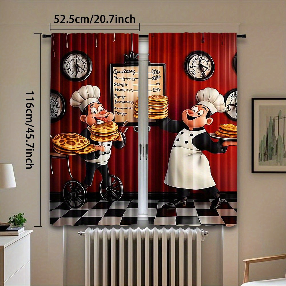 Cortinas Opacas con Estampado  - Home Cooking Youtube reseña y precio