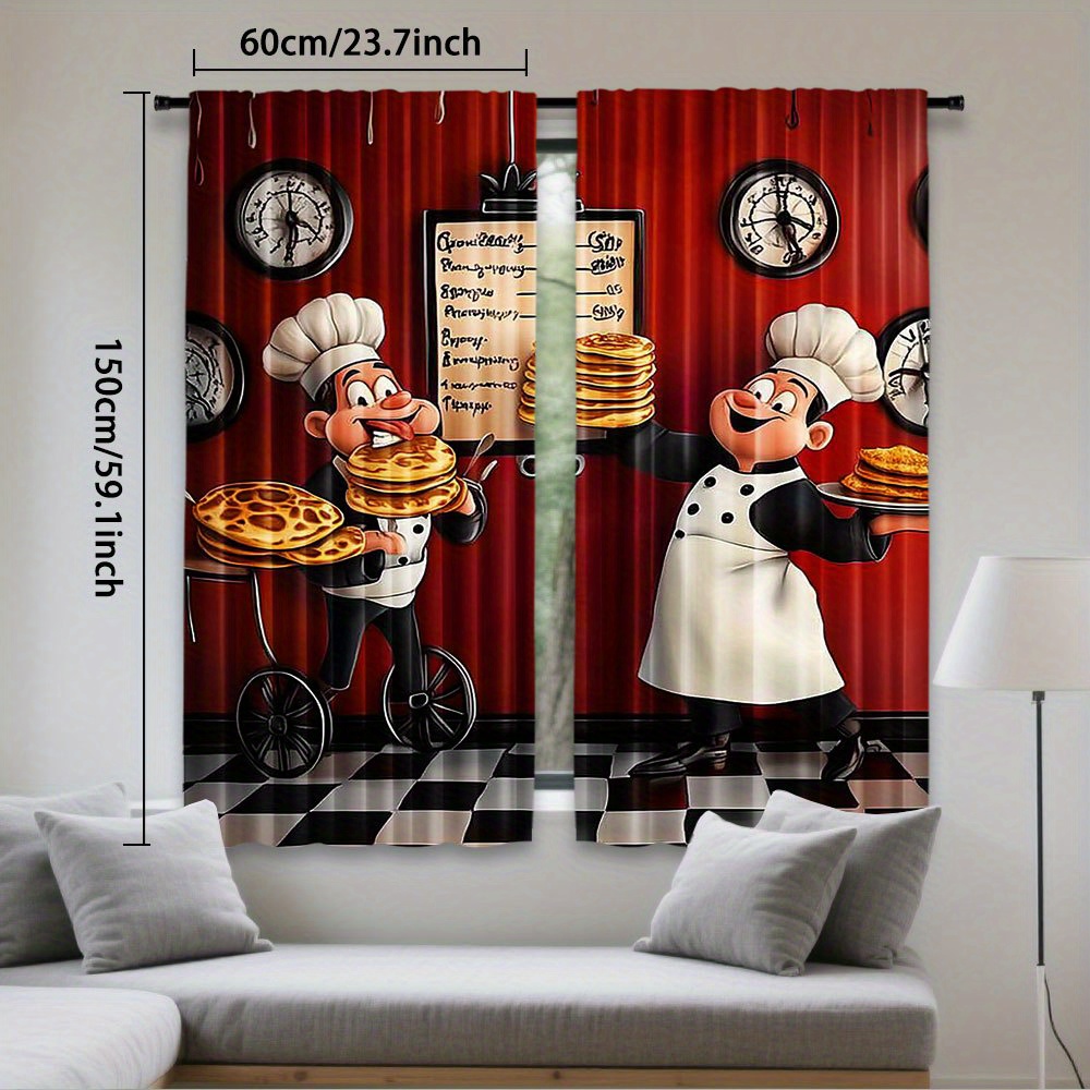 Cortinas Opacas con Estampado  - Home Cooking Youtube reseña y precio