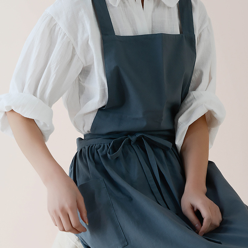Delantal con pechera de lino y - Home Cooking In Japanese reseña y precio
