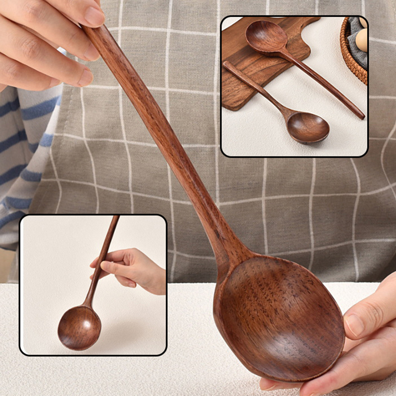 Cuchara de madera de mango lar - Home Cooking In Japanese reseña y precio