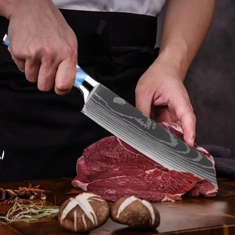 Cuchillo Santoku japonés de ac - Home Cooking In Japanese reseña y precio