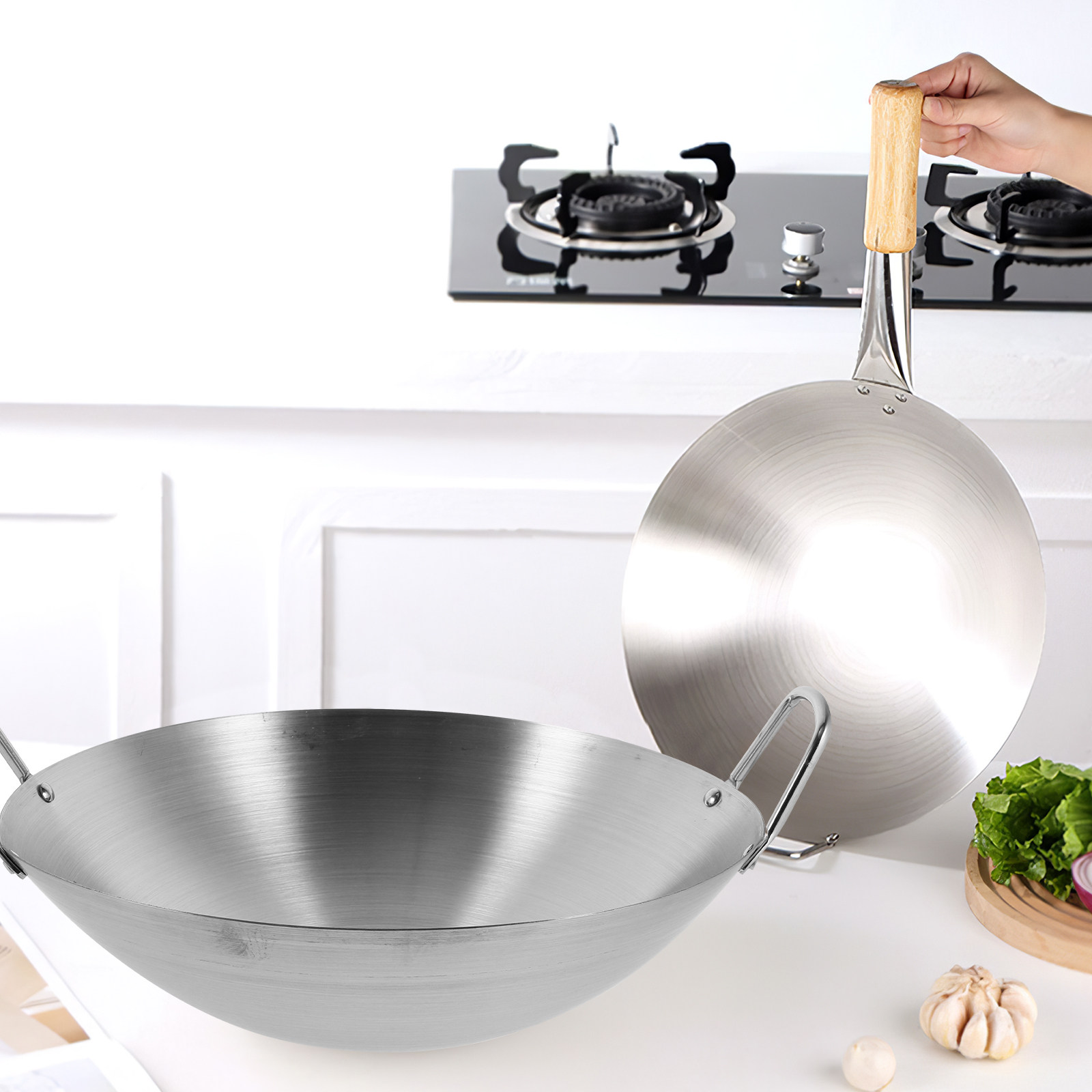 Wok de Acero Inoxidable de Alt - Home Cooking Classes reseña y precio